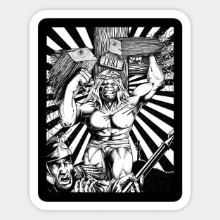 jesus is pissed Sticker